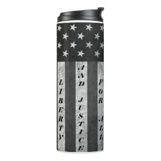 Liberty And Justice For All Tumbler BW