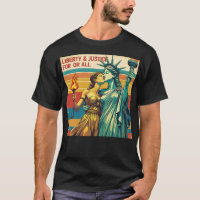 Liberty and justice for all vintage
