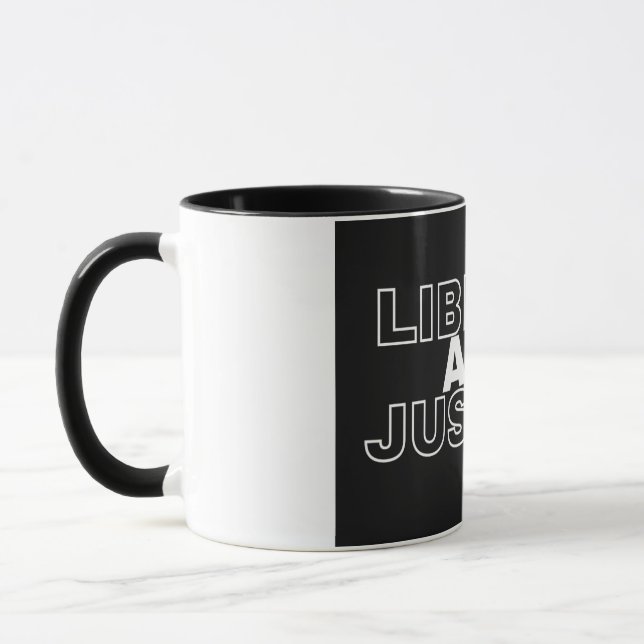 Liberty and Justice Mug (Left)
