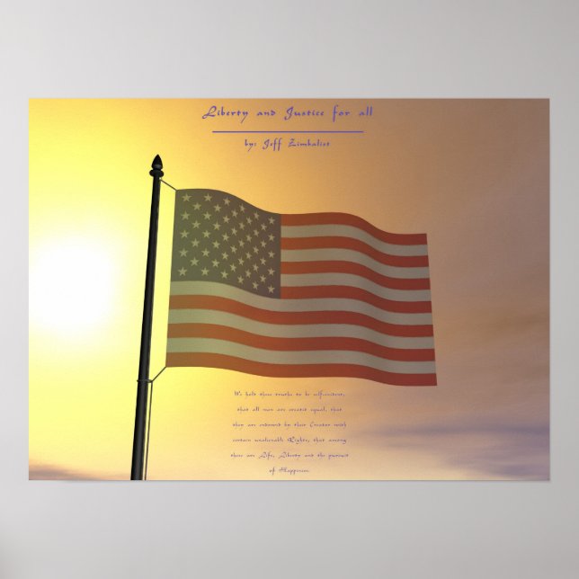 Liberty and Justice Poster (Front)