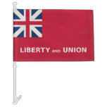 Liberty And Union Usa Car Flag at Zazzle
