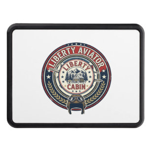 Liberty Aviator Patriotic Patriotic Aviation Vinta Hitch Cover