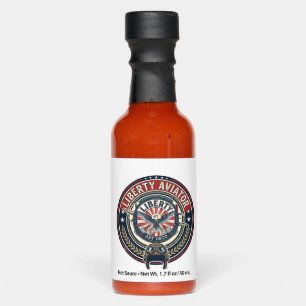 Liberty Aviator Patriotic Patriotic Aviation Vinta Hot Sauces