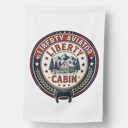 Liberty Aviator Patriotic Patriotic Aviation Vinta House Flag