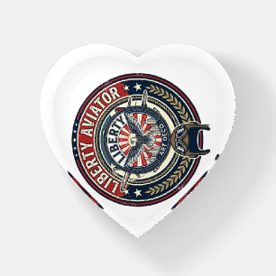 Liberty Aviator Patriotic Patriotic Aviation Vinta Paperweight