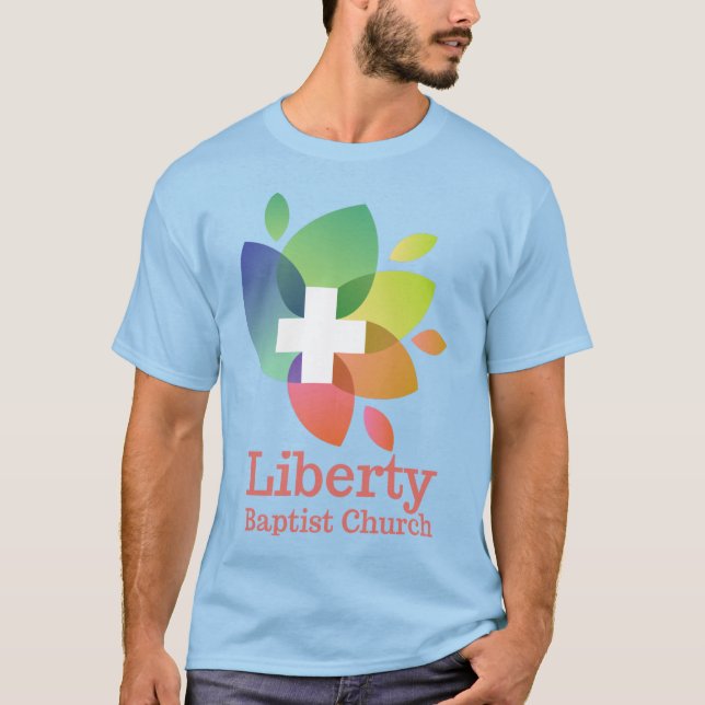 Liberty Baptist Church Large Logo T-Shirt (Front)