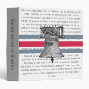 Liberty Bell and Declaration Binder