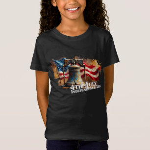 Liberty Bell Art for 4th of July Celebration T-Shirt