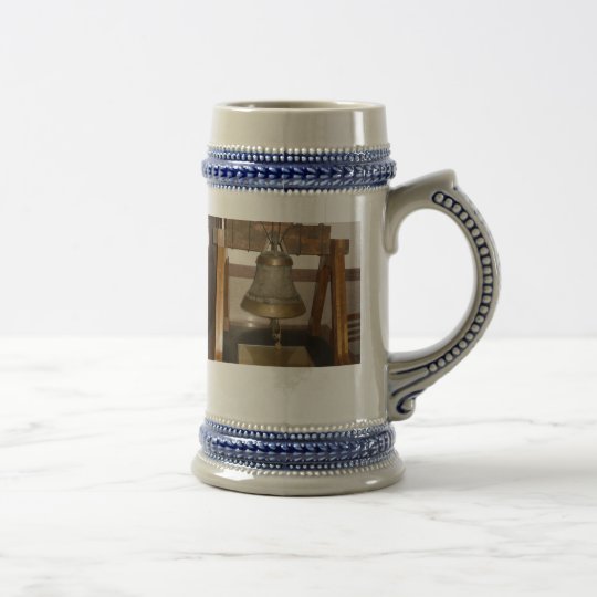 Liberty bell beer stein