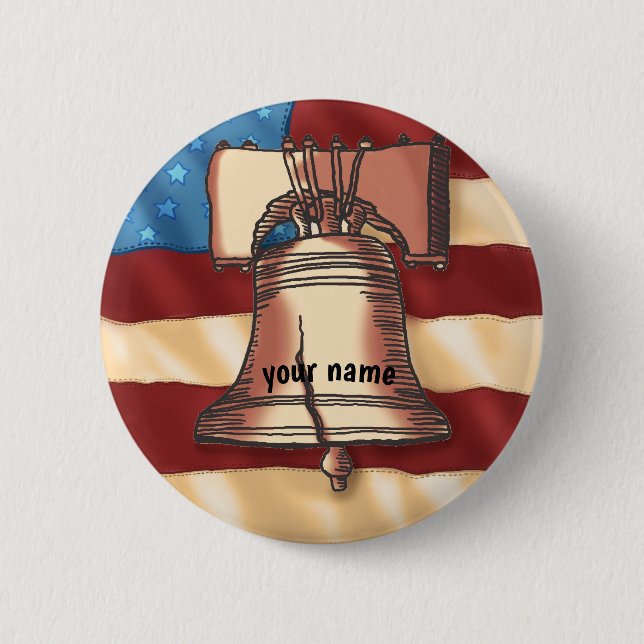 Liberty Bell  button (Front)