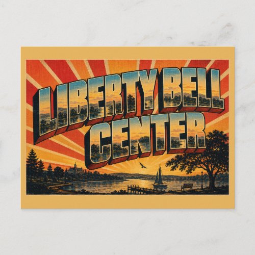 Liberty Bell Center PA Riverfront Parks Art Postcard