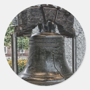 Liberty Bell Classic Round Sticker