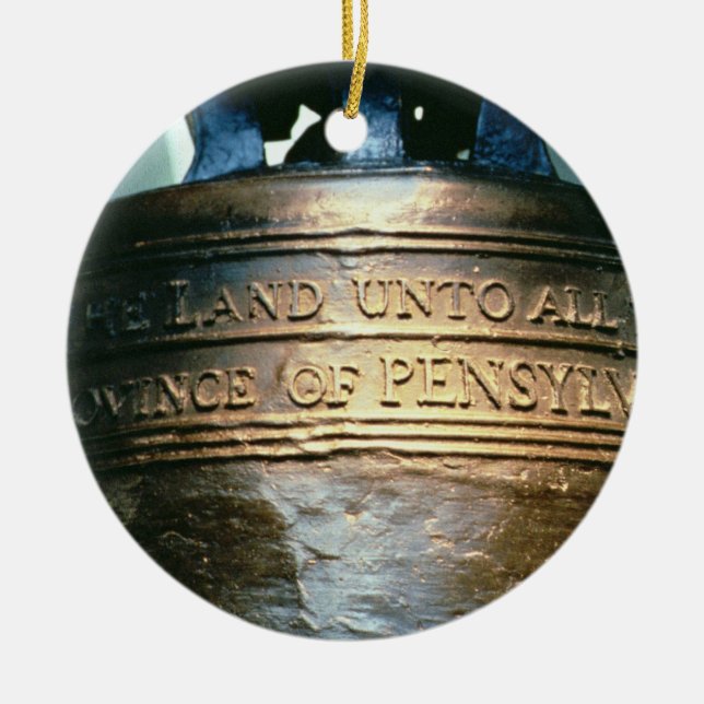 Liberty Bell, commissioned in 1751 (bronze) (see a Ceramic Ornament (Front)