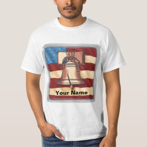 Liberty Bell custom name T_Shirt