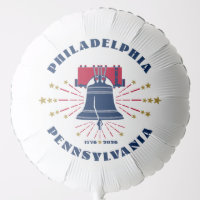 Liberty Bell Philadelphia 1776 Patriotic Balloon