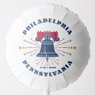 Liberty Bell Philadelphia 1776 Patriotic Balloon