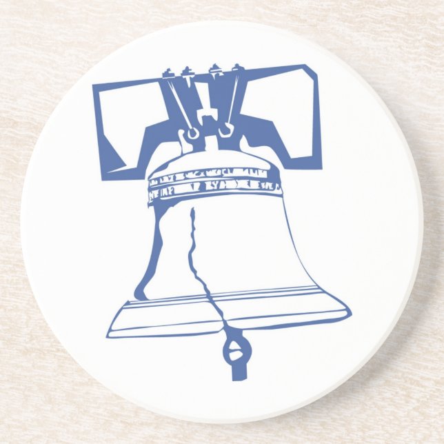 Liberty Bell Sandstone Coaster (Front)
