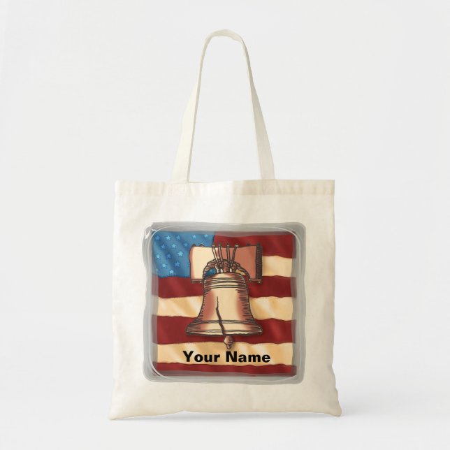 Liberty Bell tote bag (Front)