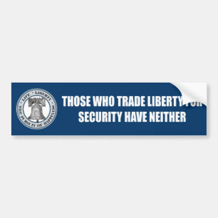Liberty Bell -Trade Bumper Sticker