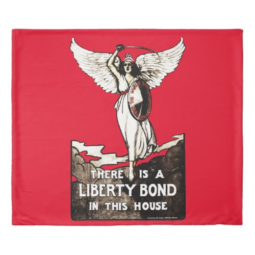 Liberty Bond World War I Poster 1918 Duvet Cover