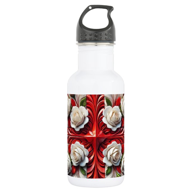 Liberty Bottle English roses Design (Front)