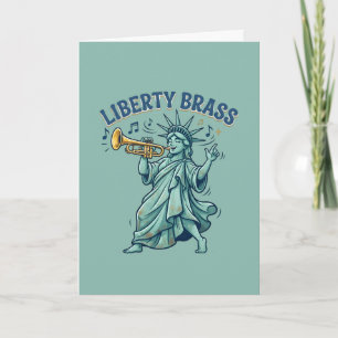 Liberty Brass Card