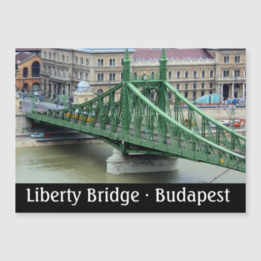Liberty Bridge Budapest magnetic card (Front)