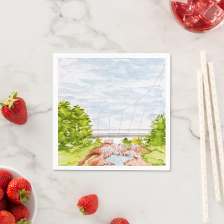 liberty Bridge in Greenville Napkins