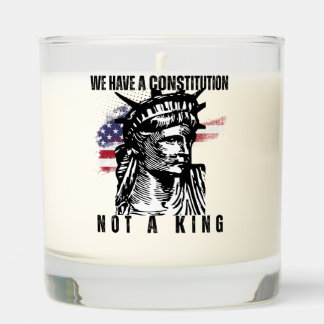 Liberty Bust with Grunge Flag Art Scented Candle
