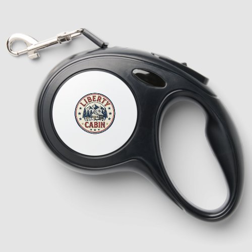 Liberty Cabin Patriotic Patriotic Mountain Cabin V Retractable Pet Leash