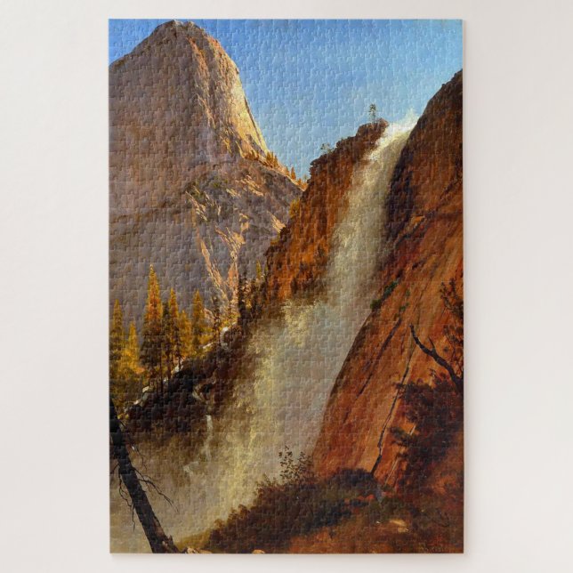 Liberty Cap Yosemite Park Waterfall 1873  Jigsaw Puzzle (Vertical)