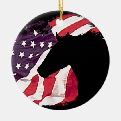 Liberty Ceramic Ornament