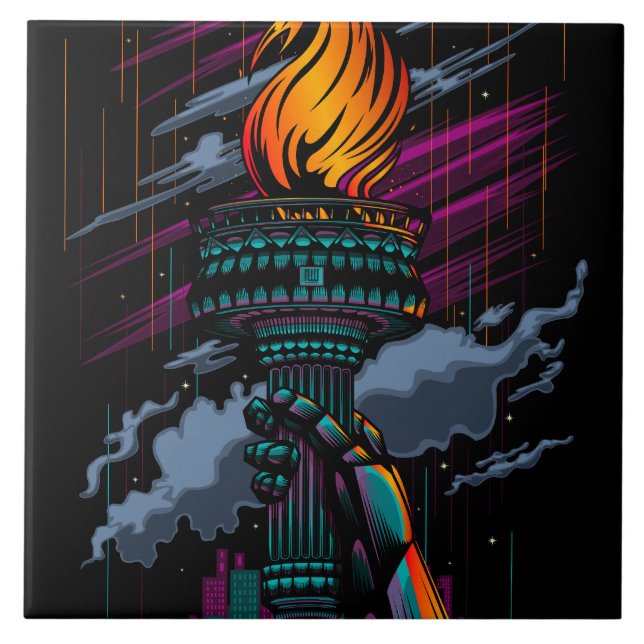 Liberty Ceramic Tile (Front)