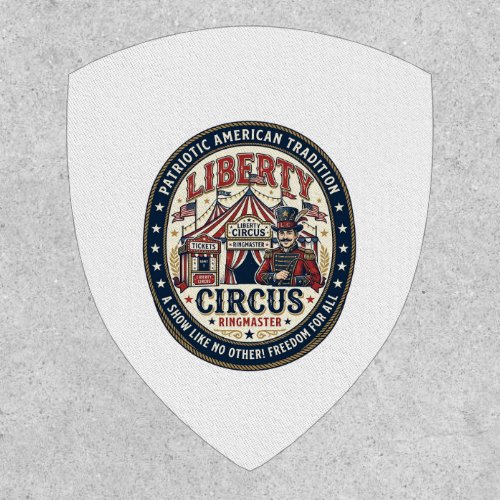 Liberty Circus Patriotic Patriotic Circus Ringmast Patch