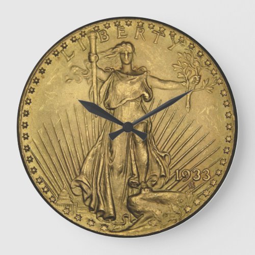Liberty Coin Large Clock