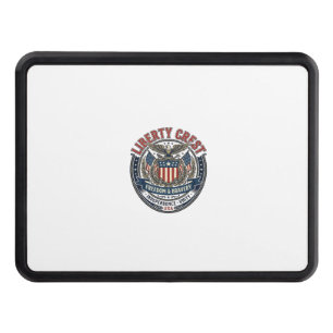 Liberty Crest Patriotic Patriotic Heraldry Coat Of Hitch Cover
