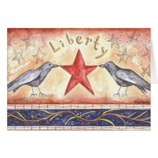 Liberty Crows Cards (Front Horizontal)