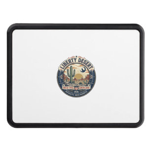 Liberty Desert Patriotic Patriotic Desert Cactus U Hitch Cover