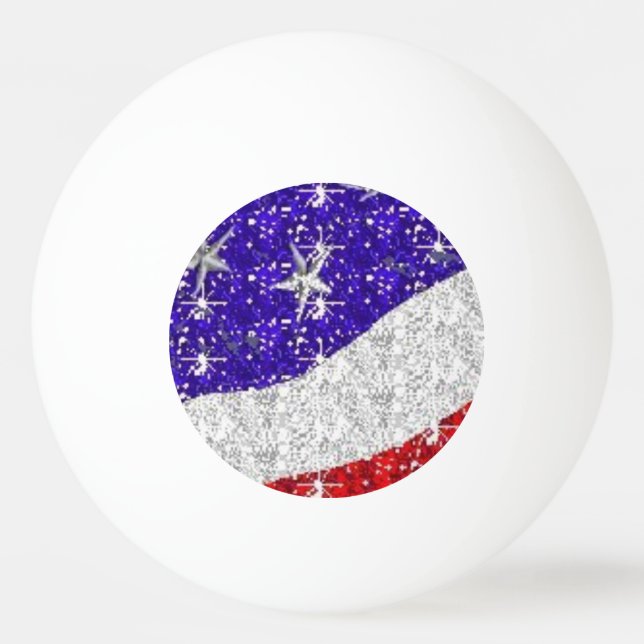 Liberty Dog Ping Pong Balls - Red White Blue Gifts (Front)