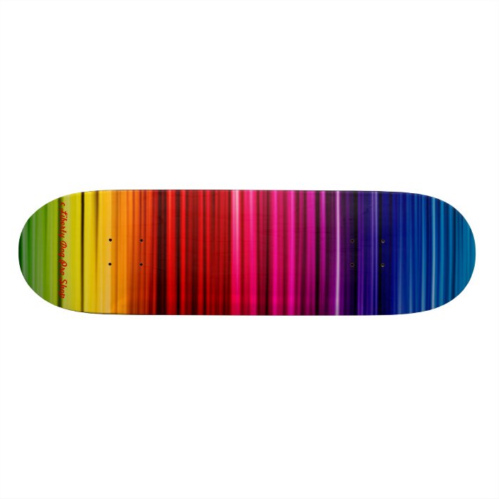 LIBERTY DOG PRO SKATEBOARDS   NEON RAINBOWS