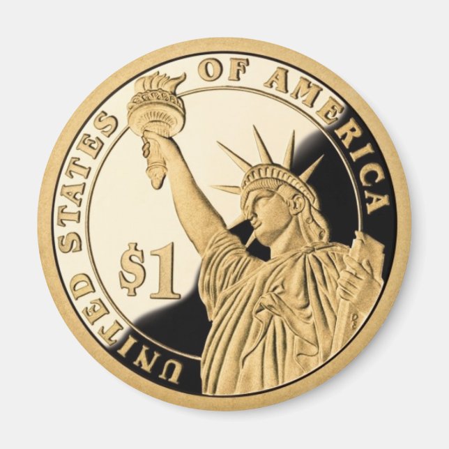 Liberty Dollar Coin Magnet (Front)