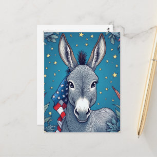 Liberty Donkey Vote Reminder Postcard