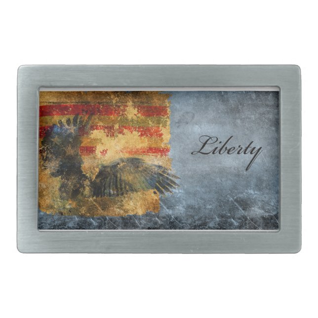 liberty eagle belt buckle (Front)