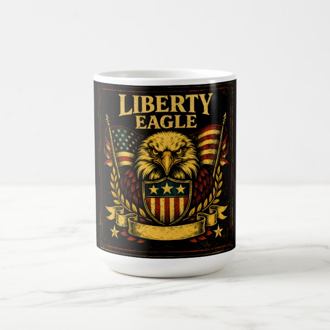 Liberty Eagle – Freedom Symbol American Coffee Mug (Center)