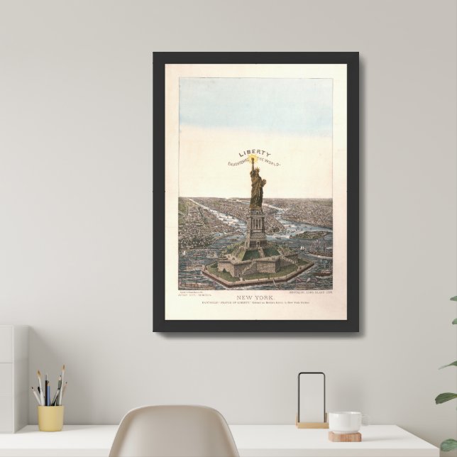 Liberty Enlightening the World | Charles Magnus Framed Art (Home Office)