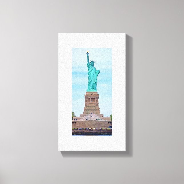 Liberty Enlightening the World Lazarus Poem Canvas Print (Front)