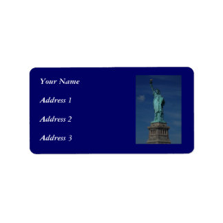 Liberty Enlightening the World - Statue of Liberty Label