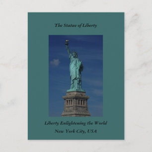 Liberty Enlightening the World - Statue of Liberty Postcard