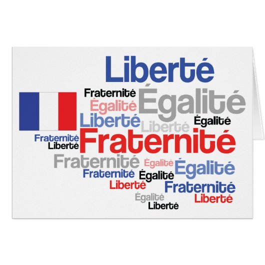 Liberty, Equality, Brotherhood - French Revolution (Front Horizontal)