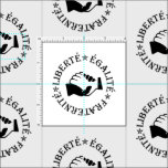 Liberty, equality, fraternity fabric